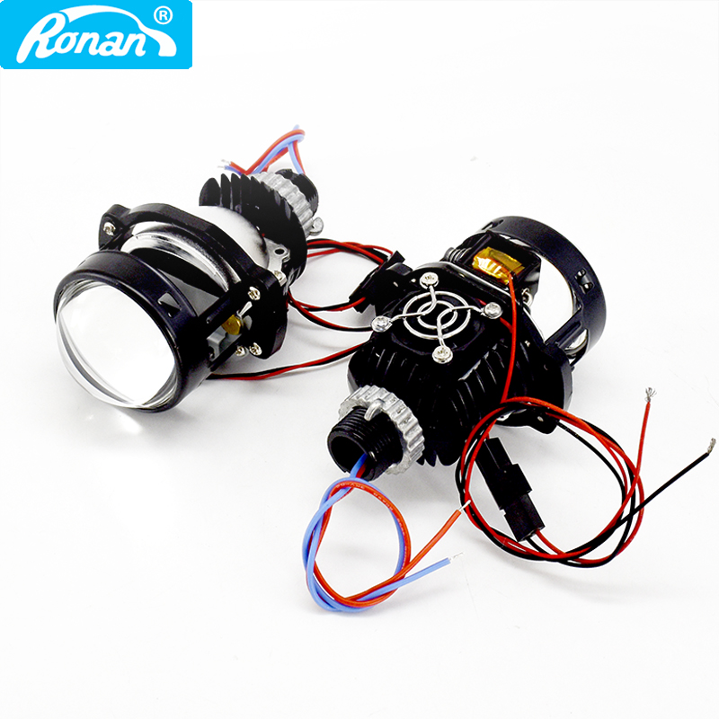 Universal Motorcycle Led Headlight Projector - RONAN 2.0 cal Mini Bi-projektor Led