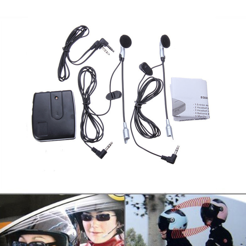 Universal Motorcycle Helmet Intercom Headset - Motocykl do kasku system 2 drożny