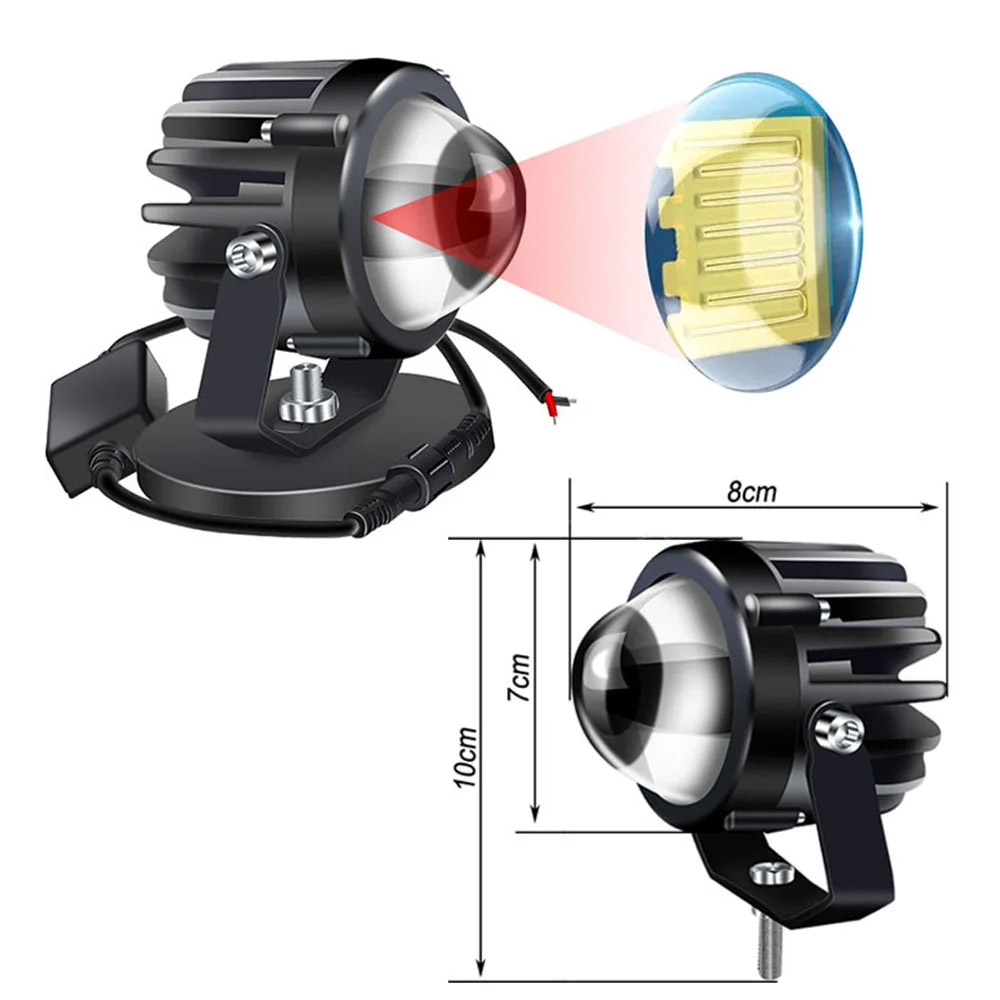 Projektor motocyklowy Światło  – Universal Motorcycle Led Headlight Projector recenzja i cena