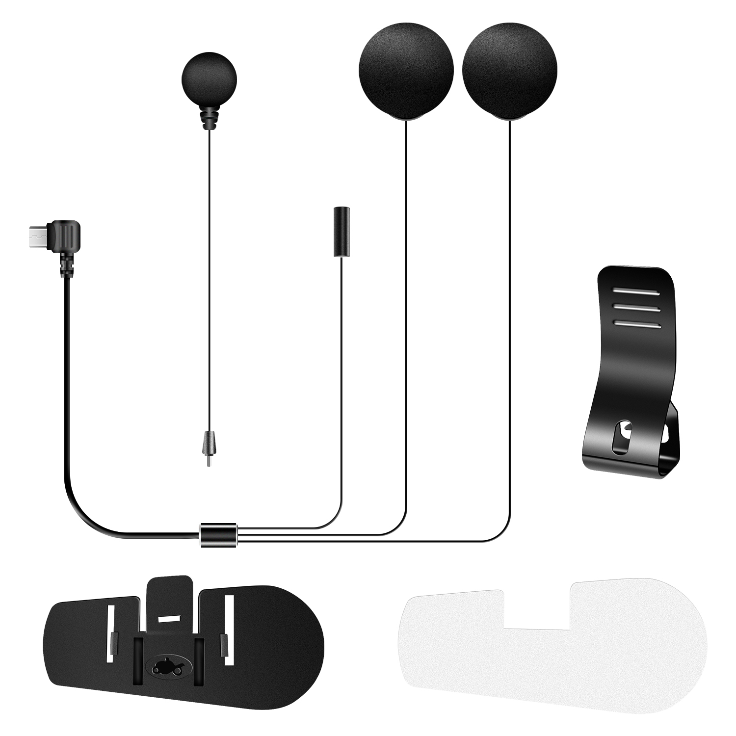 Mikrofon, głośnik i słuchawka  – Universal Motorcycle Helmet Intercom Headset recenzja i cena