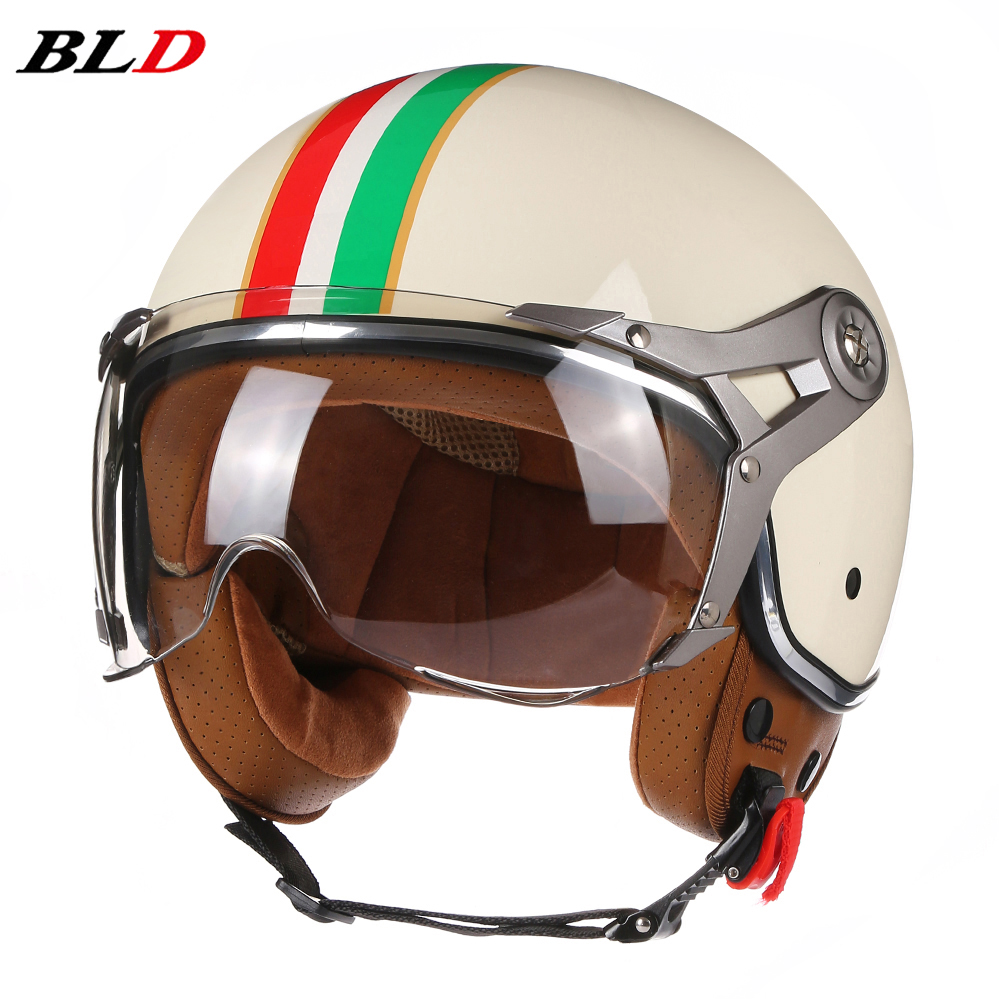 Vintage TT&COCASCOS kask motoc – Vintage Open Face Retro Helmet recenzja i cena