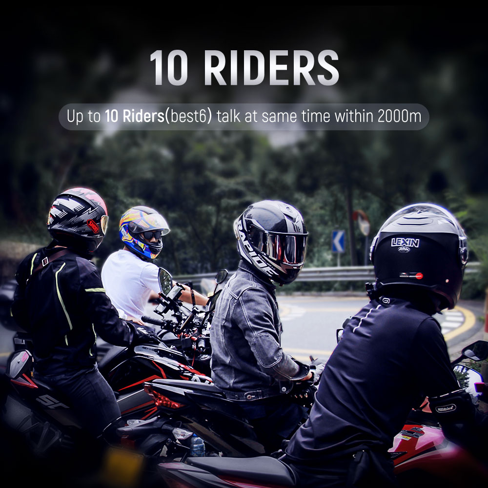 Lexin B4FM-X Interkom motocykl – Universal Motorcycle Helmet Intercom Headset recenzja i cena