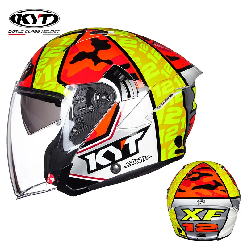 Kask motocyklowy KYT klasyczny – Vintage Open Face Retro Helmet recenzja i cena