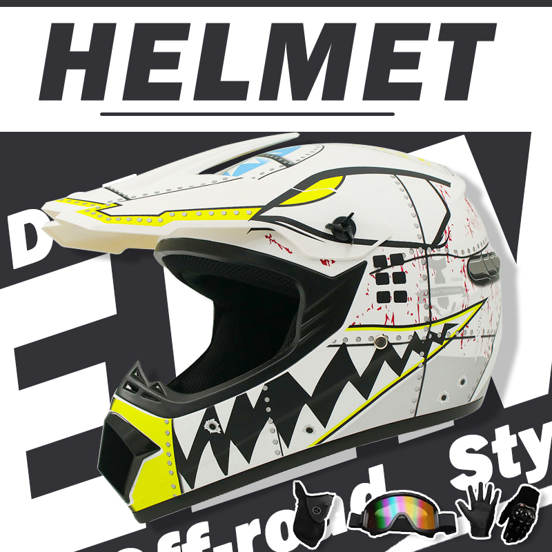 Zestaw kasków motocrossowych i – Off Road Motocross Helmet Goggles Set recenzja i cena